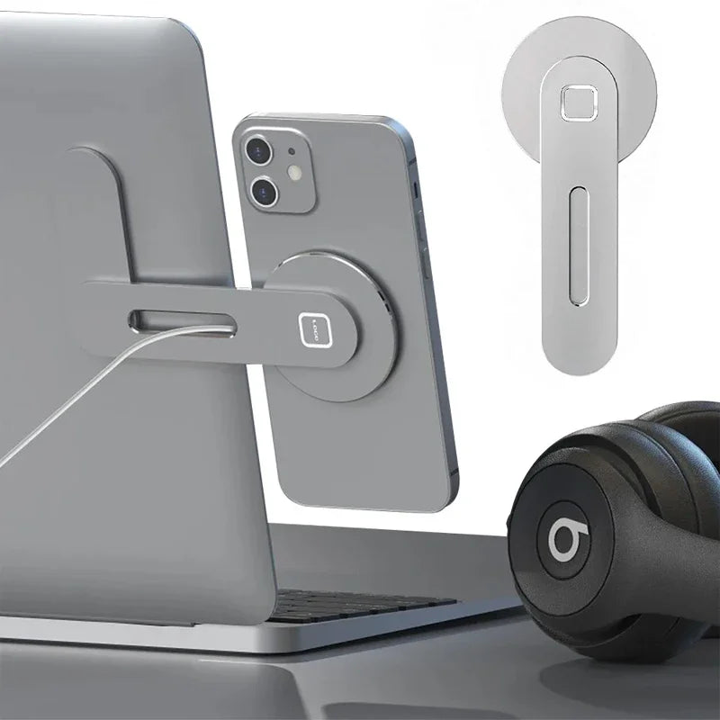 Magnetic Laptop Phone Holder for iPhone 12/13/14/15/16/17 Series