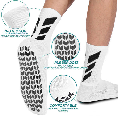 Anti-Slip Football Grip Socks