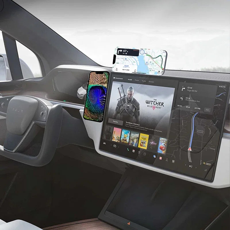 Magnetic Laptop Phone Holder for iPhone 12/13/14/15/16/17 Series