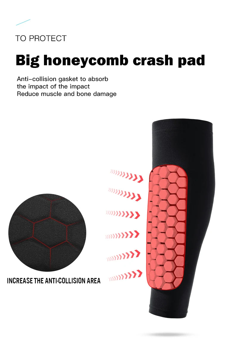 Football Shin Guard Compression Sleeves
