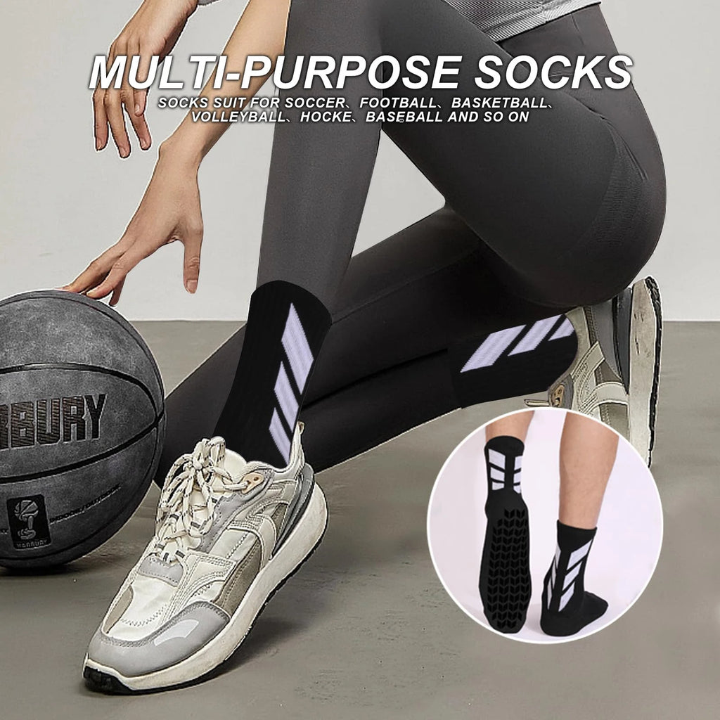 Anti-Slip Football Grip Socks