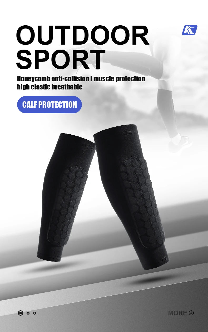Football Shin Guard Compression Sleeves